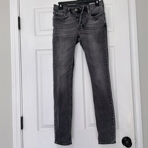 All Saints mens cigarette gray jeans size 28
